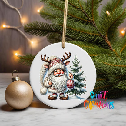 Santa Christmas UV DTF Ornament Transfer | O-1102 - Swiit Creations