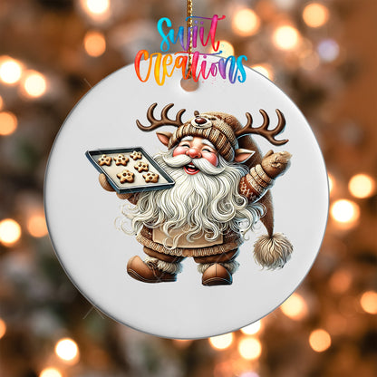 Santa Christmas UV DTF Ornament Transfer | O-1112 - Swiit Creations