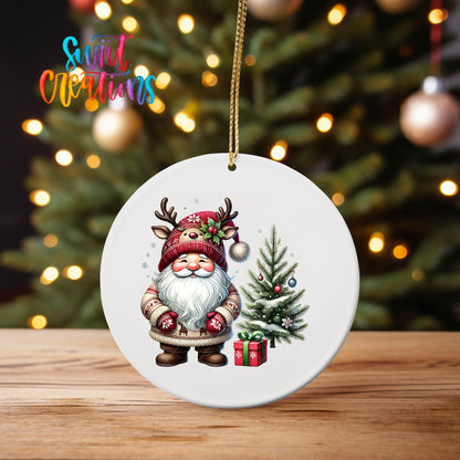 Santa Christmas UV DTF Ornament Transfer | O-1115 - Swiit Creations