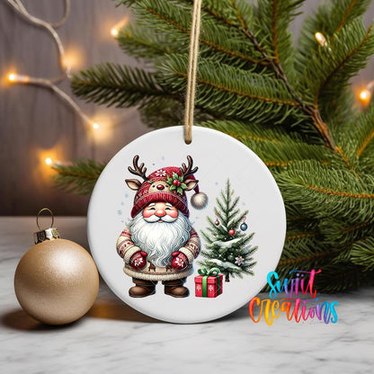 Santa Christmas UV DTF Ornament Transfer | O-1115 - Swiit Creations