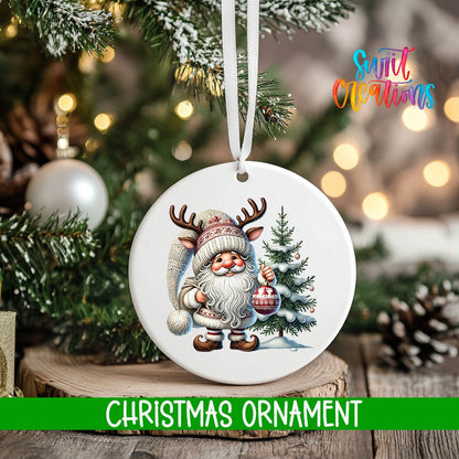 Santa Personalized Christmas Ornament | O1102 - Swiit Creations