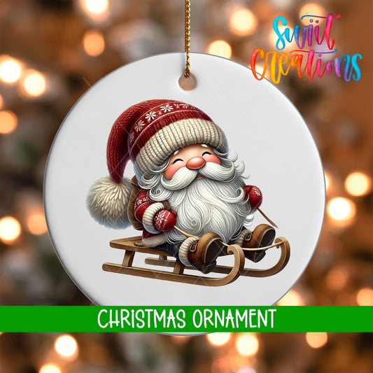 Santa Personalized Christmas Ornament | O1104 - Swiit Creations