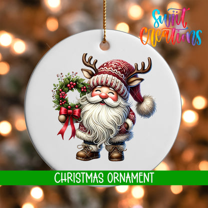 Santa Personalized Christmas Ornament | O1105 - Swiit Creations