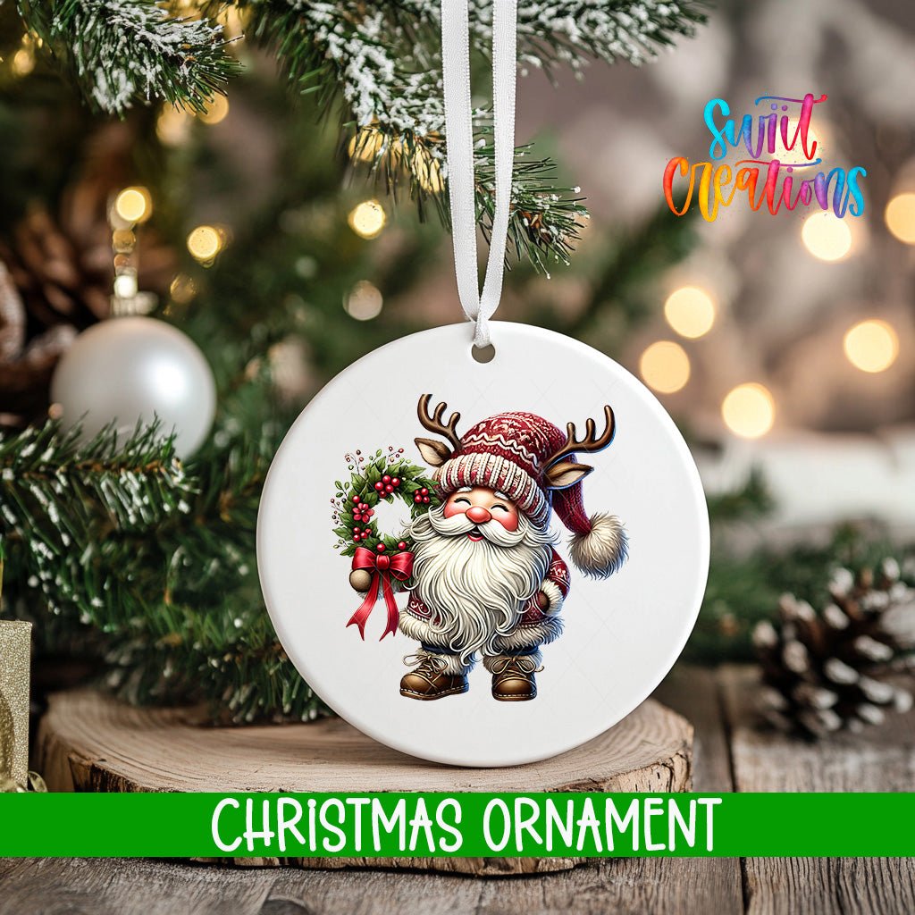 Santa Personalized Christmas Ornament | O1105 - Swiit Creations
