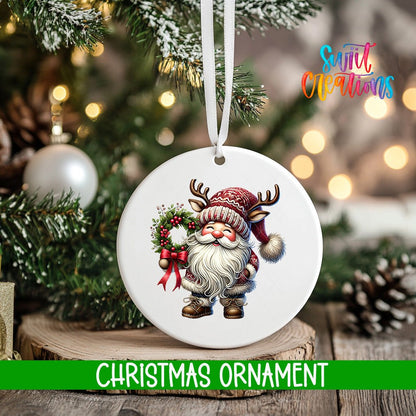 Santa Personalized Christmas Ornament | O1105 - Swiit Creations