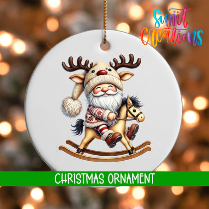 Santa Personalized Christmas Ornament | O1106 - Swiit Creations