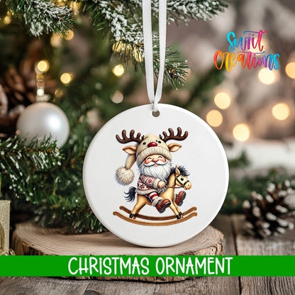Santa Personalized Christmas Ornament | O1106 - Swiit Creations