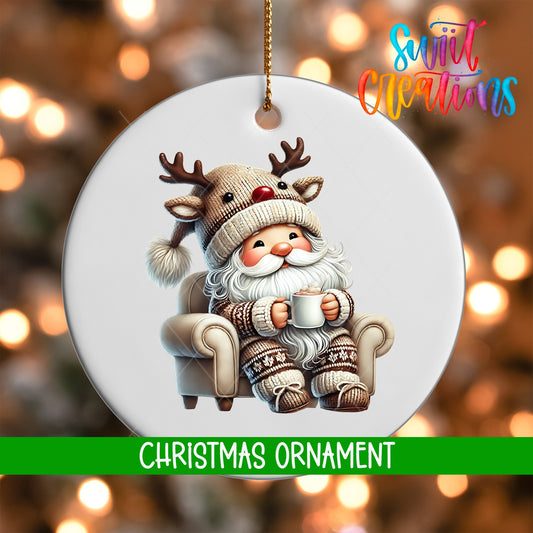 Santa Personalized Christmas Ornament | O1113 - Swiit Creations