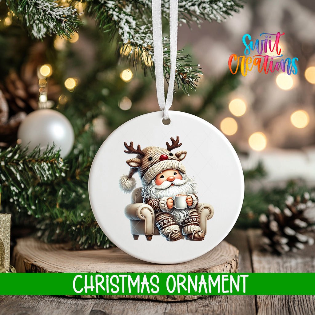 Santa Personalized Christmas Ornament | O1113 - Swiit Creations