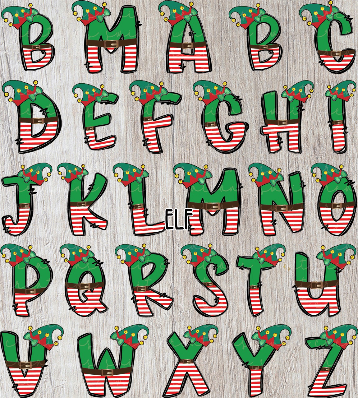 Santa Personalized Christmas Ornament | O1115 - Swiit Creations