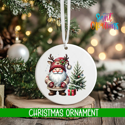 Santa Personalized Christmas Ornament | O1115 - Swiit Creations