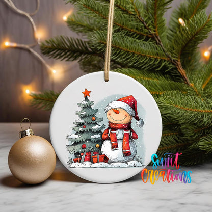 Snowman UV DTF Ornament Transfer | O-1288 - Swiit Creations