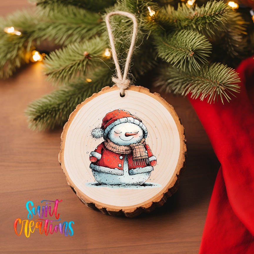 Snowman UV DTF Ornament Transfer | O-1293 - Swiit Creations