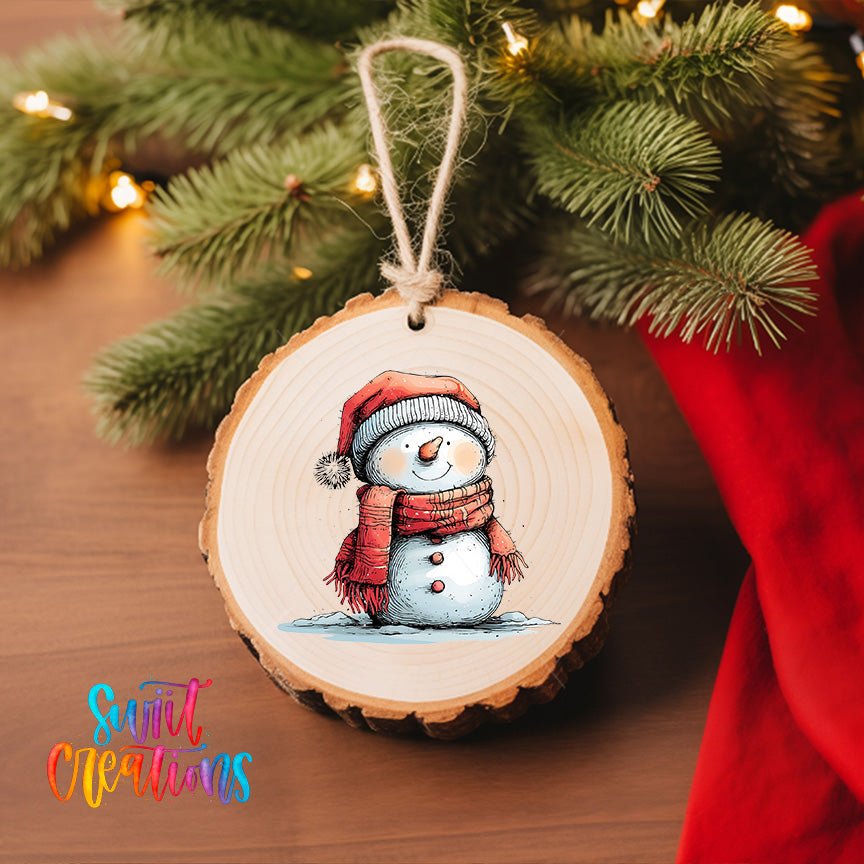 Snowman UV DTF Ornament Transfer | O-1297 - Swiit Creations