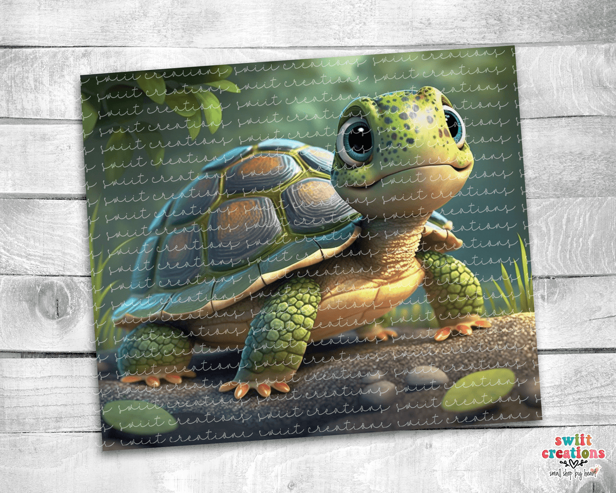 Tortoise/Turtle Tumbler (T507) - Swiit Creations