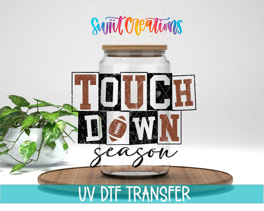 Touchdown Season UV DTF Cup Decal | UV1156 - Swiit Creations