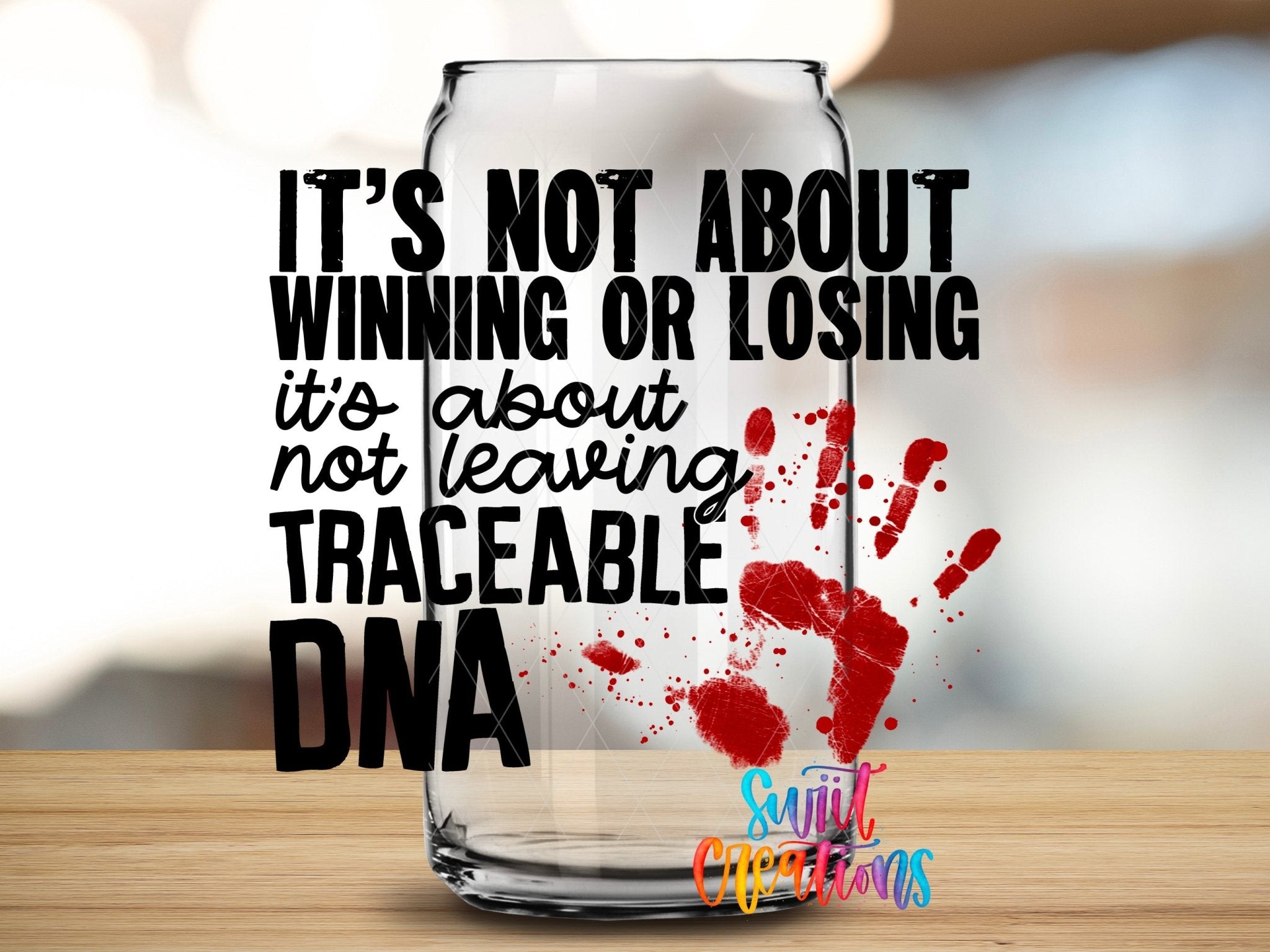 True Crime Junkie UV DTF Cup Decal | UV510 - Swiit Creations