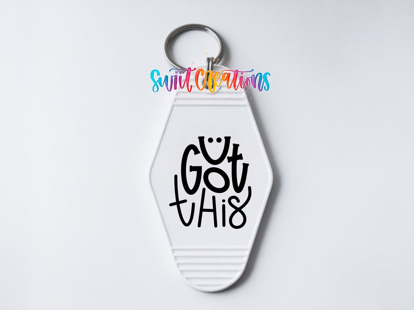 U Got This Motel Keychain UV DTF Transfer | Positive Motivational Design | MK1137 - Swiit Creations