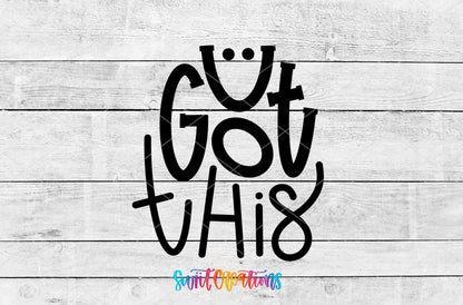 U Got This Motel Keychain UV DTF Transfer | Positive Motivational Design | MK1137 - Swiit Creations