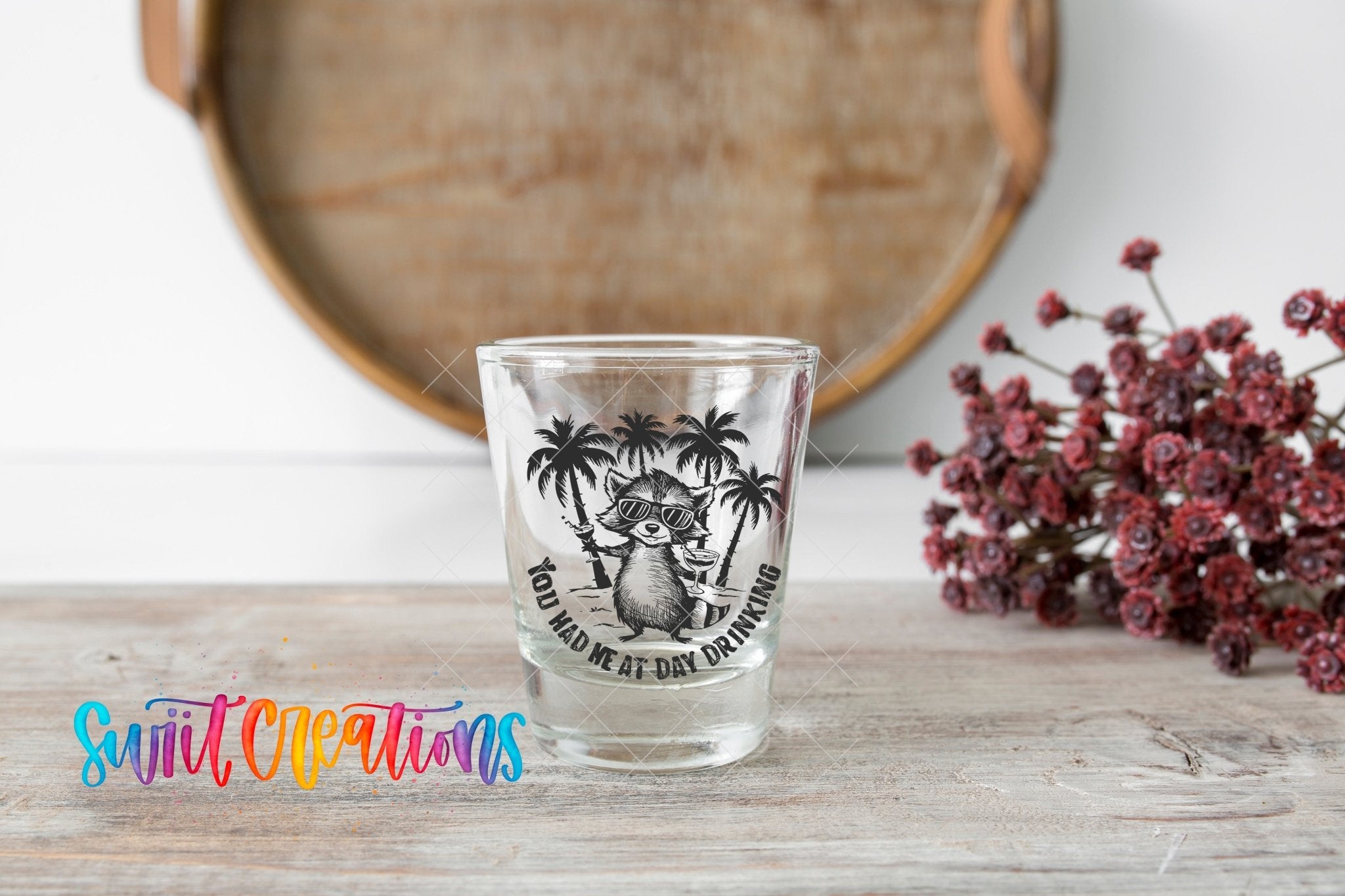 You Had Me at Day Drinking UV DTF Shot Glass Transfer | SG1557 - Swiit Creations