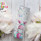 Glitter Easter Gnome with Eggs Tumbler (T172)