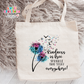 Kindness is Free Large Linen Tote