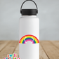 Grunge Rainbow Waterproof Sticker  (SS083) | SCD249