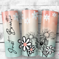 Just Breathe Floral Tumbler (T257)