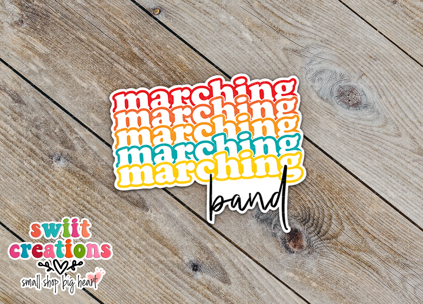 Marching Band Waterproof Sticker   (SS247) | SCD228
