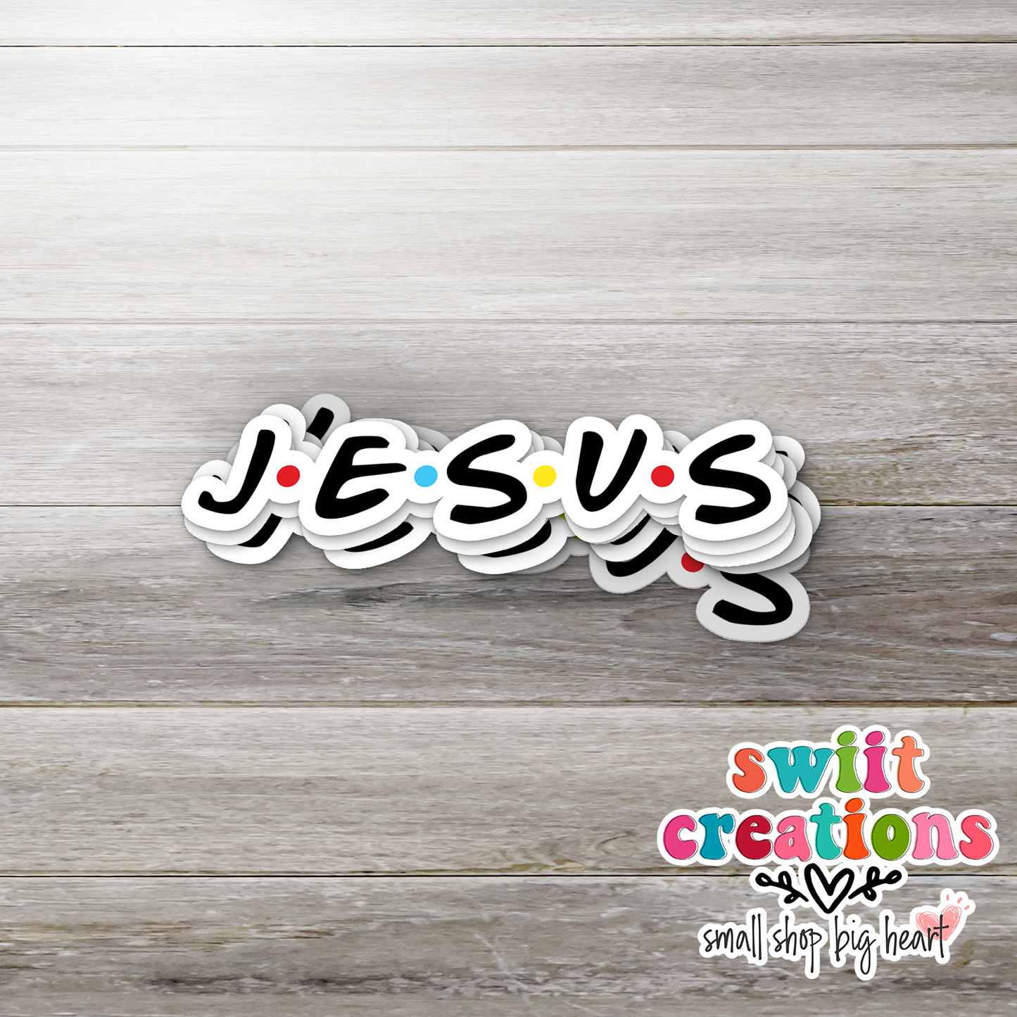 Jesus Waterproof Sticker   (SS276) | SCD403