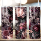 Flower and Skull Tumbler (T176)