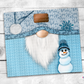 Blue Christmas Gnome Tumbler (T303)