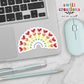 Rainbow of Hearts Sticker (SS009) | SCD110