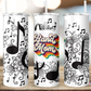 Retro Band Mom Music Notes Tumbler (T280)