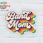 Band Mom Retro Waterproof Sticker   (SS329) | SCD435