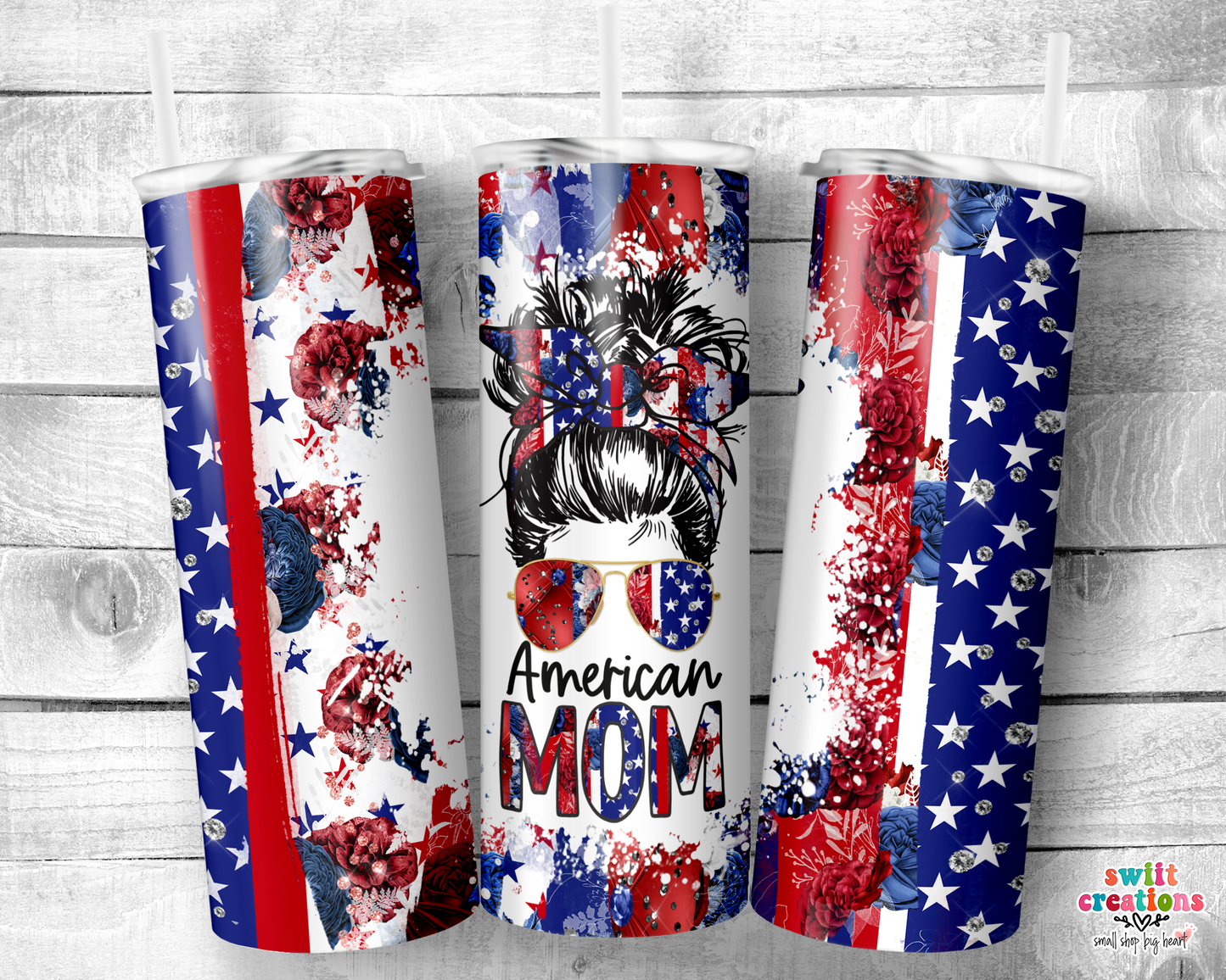 American Mom Tumbler (T214)
