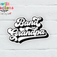 Band Grandpa Waterproof Sticker   (SS346) | SCD460