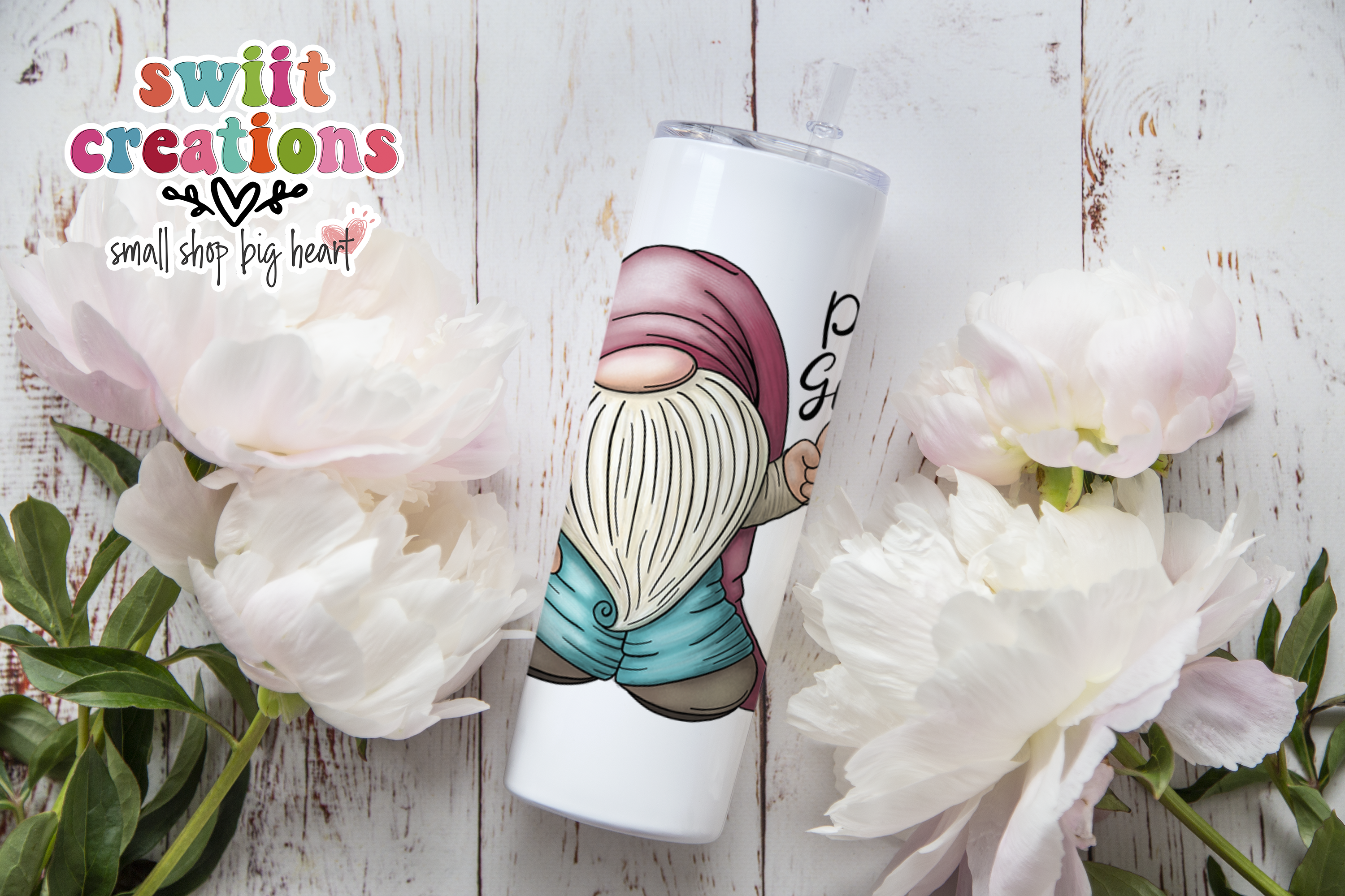 Peace Gnomie Tumbler (T031)