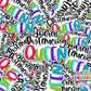 Social Distancing Queen Waterproof Sticker  (SS052) | SCD147