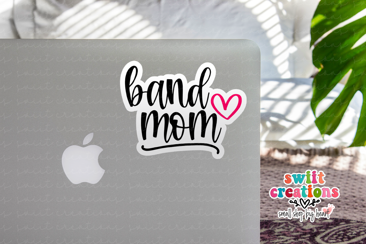 Band Mom Waterproof Sticker  (SS343) | SCD451