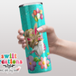 Bunny Gnome with Balloons Tumbler (T152)