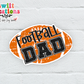 Football Dad Waterproof Sticker   (SS192) | SCD268