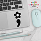 Semicolon Waterproof Sticker   (SS078) | SCD468