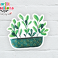 Plant Waterproof Sticker  (SS029) | SCD129