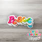 Peace Waterproof Sticker   (SS255) | SCD297