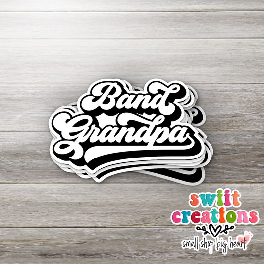 Band Grandpa Sticker (SS346) | SCD460