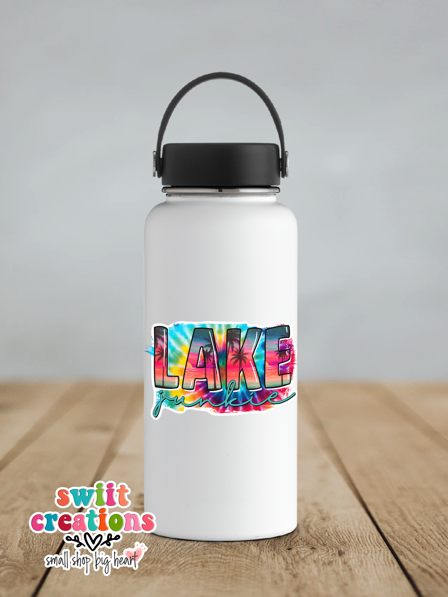 Lake Junkie Waterproof Sticker  (SS178) | SCD042