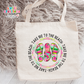 Take Me To The Beach Large Linen Tote