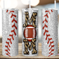 Football Mom Glitter Tumbler (T271)
