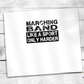 Marching Band Like a Sport Black Tumbler (T035)